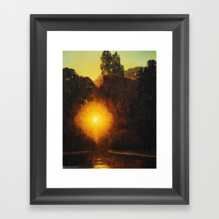 Sunrise in the Vienna Woods by Eduard Kasparides Framed Art Print