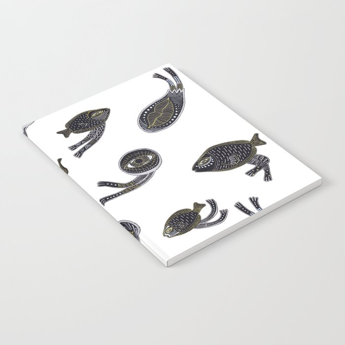 underwater surreal creatures Notebook