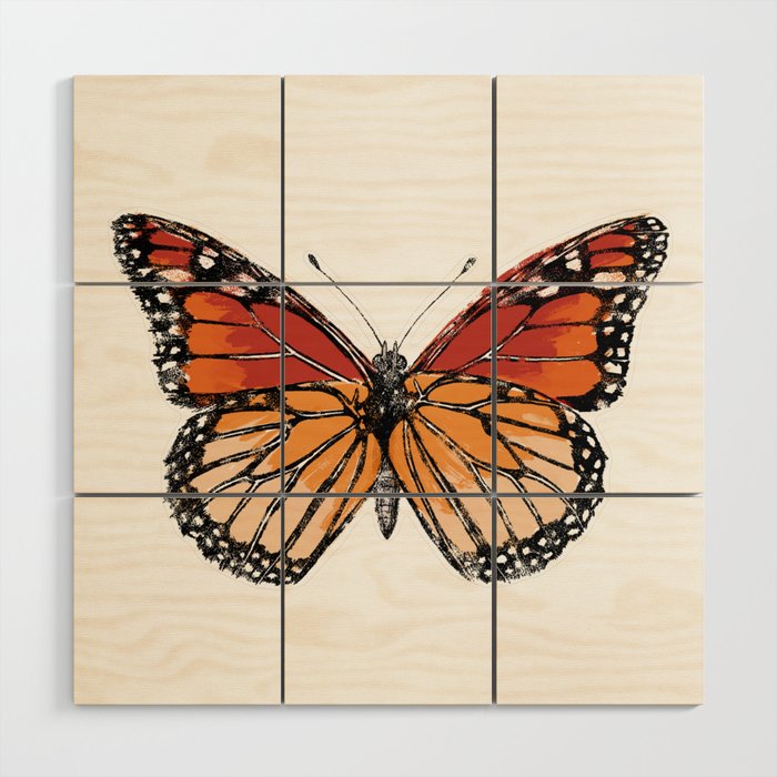 Vintage Butterfly I | Natural History Wood Wall Art