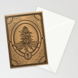 Cannabis Inflorescence Stationery Cards