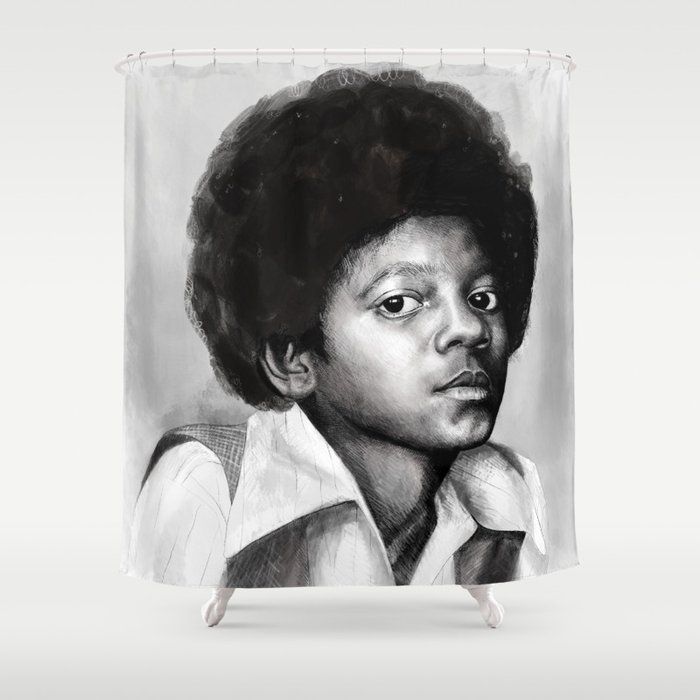 Young Michael Shower Curtain