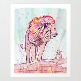 Father and Son Art Print