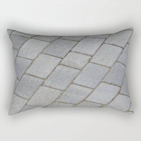 TEXTURES -- Pavingstone Pattern Rectangular Pillow