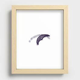 purple moon Recessed Framed Print