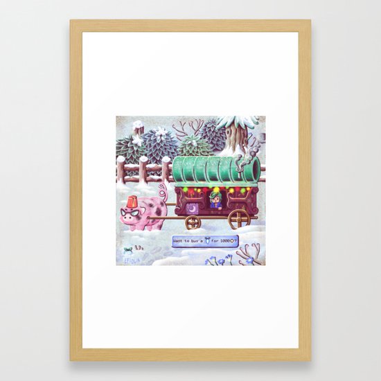 Stardew Valley Travelling Cart Framed Art Print By Efiolin
