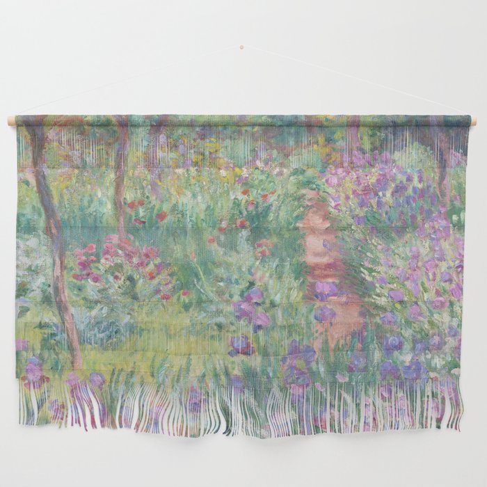 Lilacs on Garden Path by Claude Monet Wall Hanging