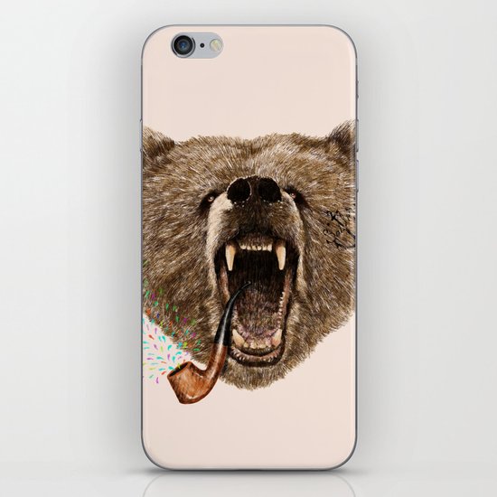 Angry Bear iPhone & iPod Skin