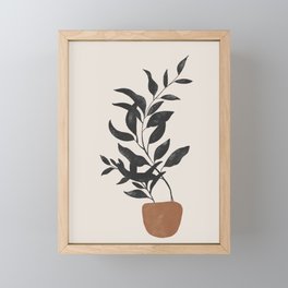 Terracota vase Framed Mini Art Print