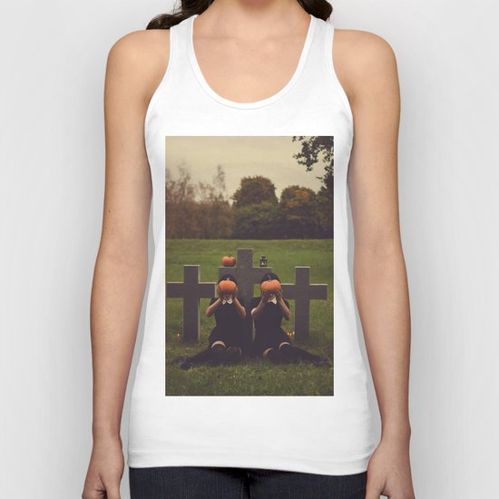 halloween graves Unisex Tank Top