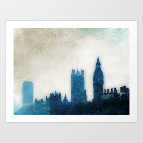 The Many Steepled London Sky Art Print