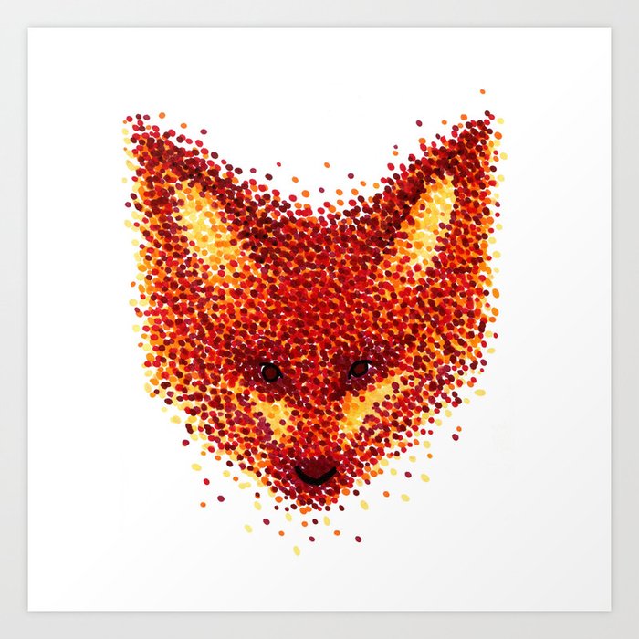 Animalistic Dot Art : Colored Dots