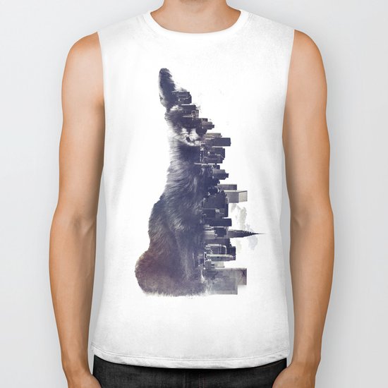Fox from the City Biker Tank