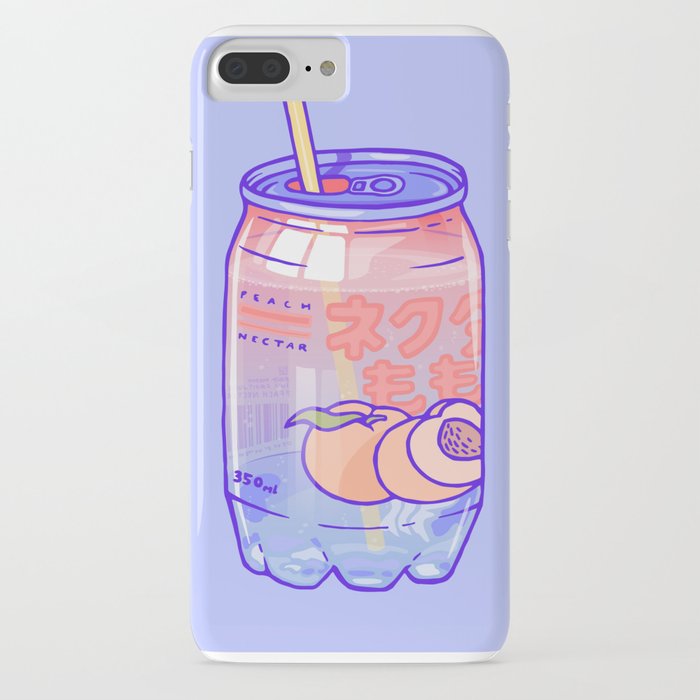peach bubbles iphone case