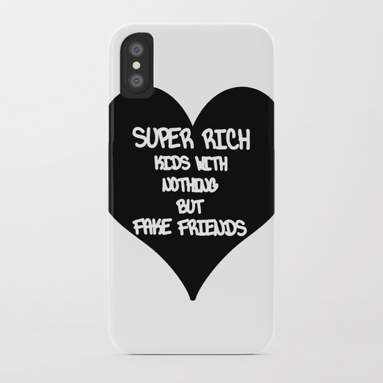 super rich kids iPhone Case