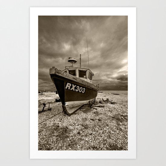 Dark Dungeness Art Print