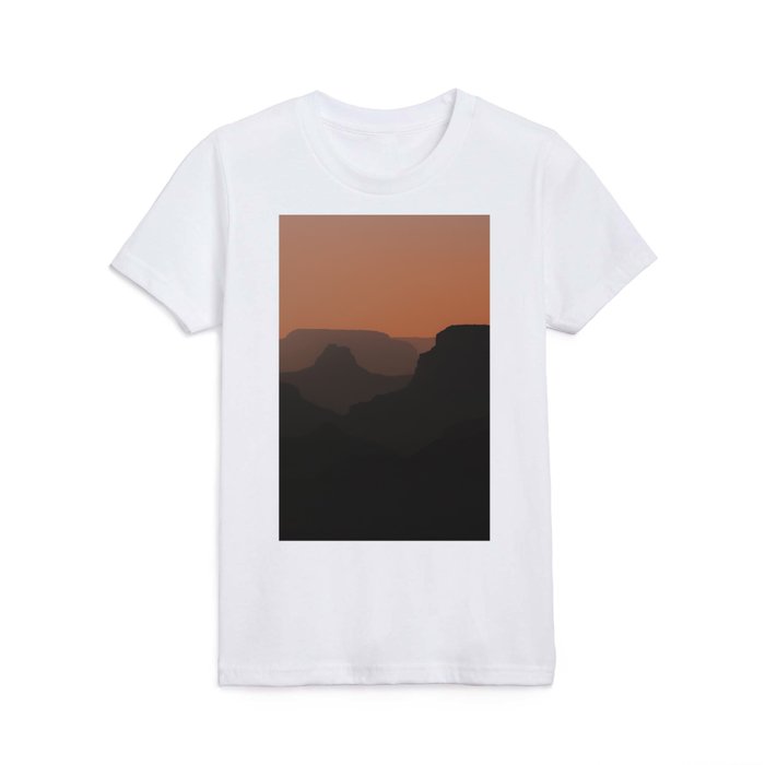 Orange Fire Sky and Layers of Grand Canyon National Park  Kids T Shirt