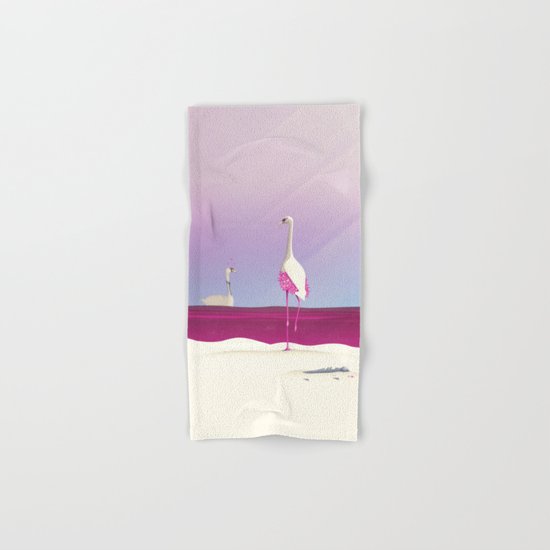 Flamingo Fatale Hand & Bath Towel