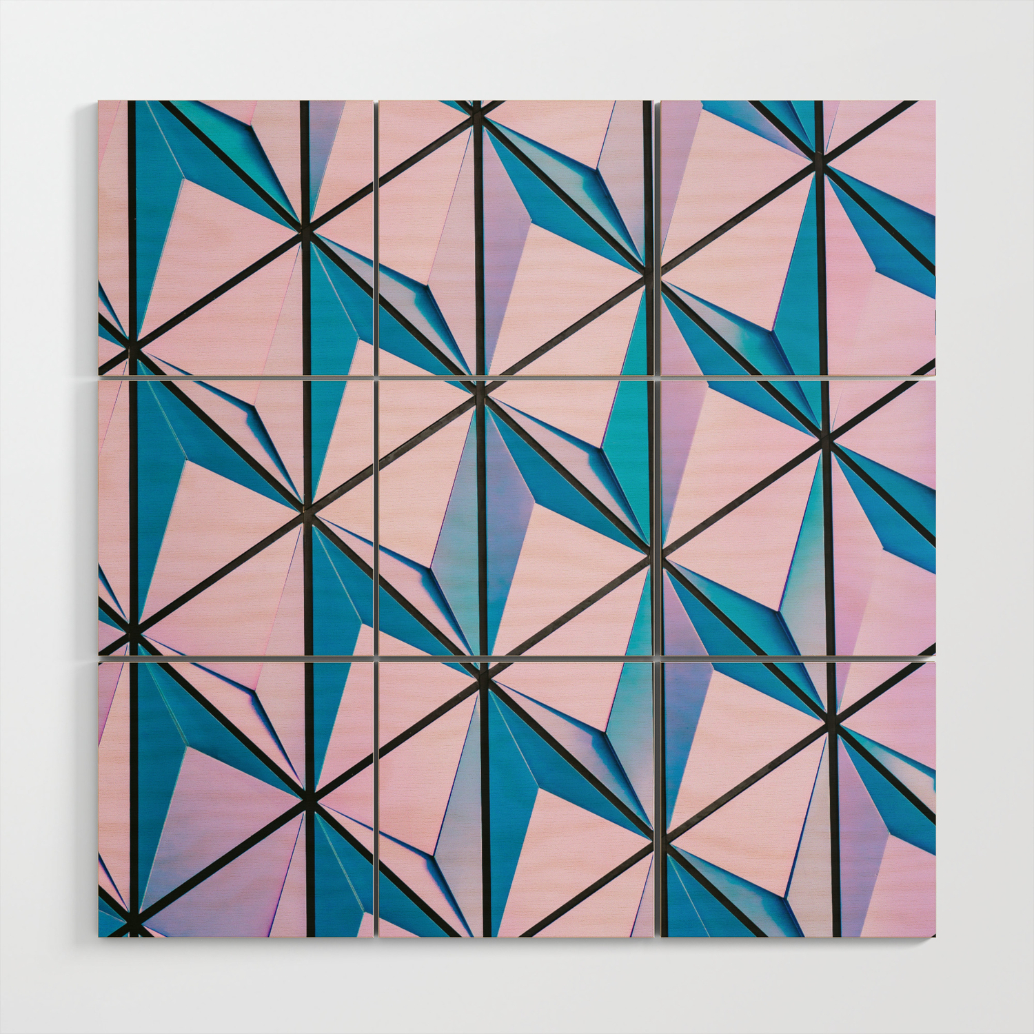 Pink Blue Geometric Triangle Pattern Wood Wall Art By Newburydesigns Society6 Download 111,121 geometric wall art stock illustrations, vectors & clipart for free or amazingly low rates! society6