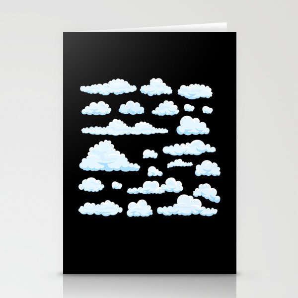 Cloudy Child Clouds Weather Stationery Cards