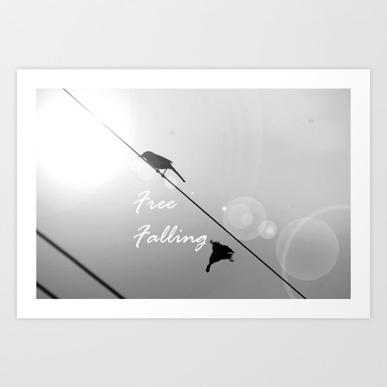 Free Falling Art Print