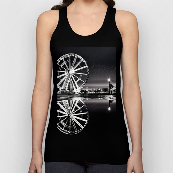 Ferris Wheel in the City Unisex Tank Top