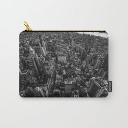Black and White New York City Carry-All Pouch