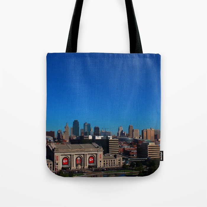 Kansas City Skyline Tote Bag
