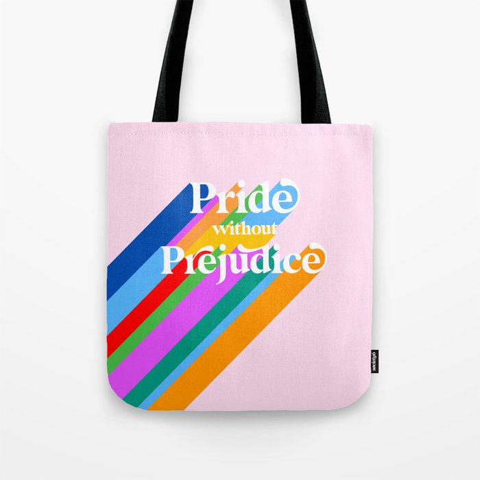 Pride without Prejudice - Rainbow Shadows Tote Bag