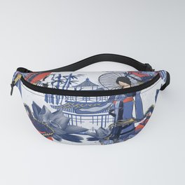Chinoserie in Year of the Dragon Fanny Pack