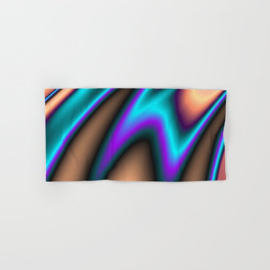 Abstract Fractal Colorways 03 Southwestern Hand & Bath Towel