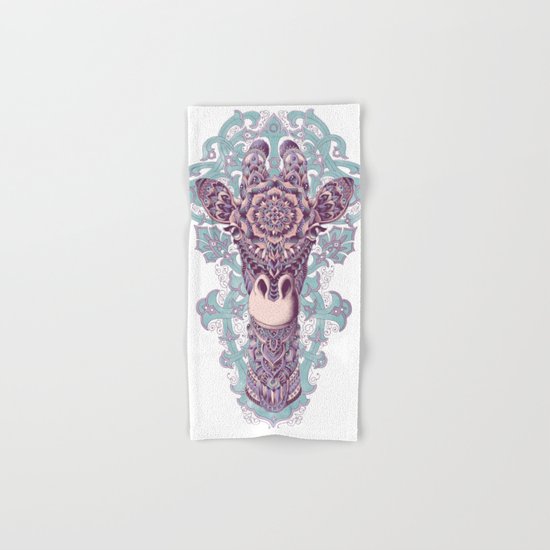 Giraffe (Color Version) Hand & Bath Towel