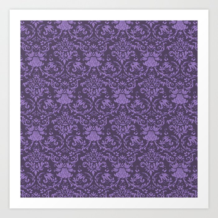 Purple Victorian Gothic Art Print