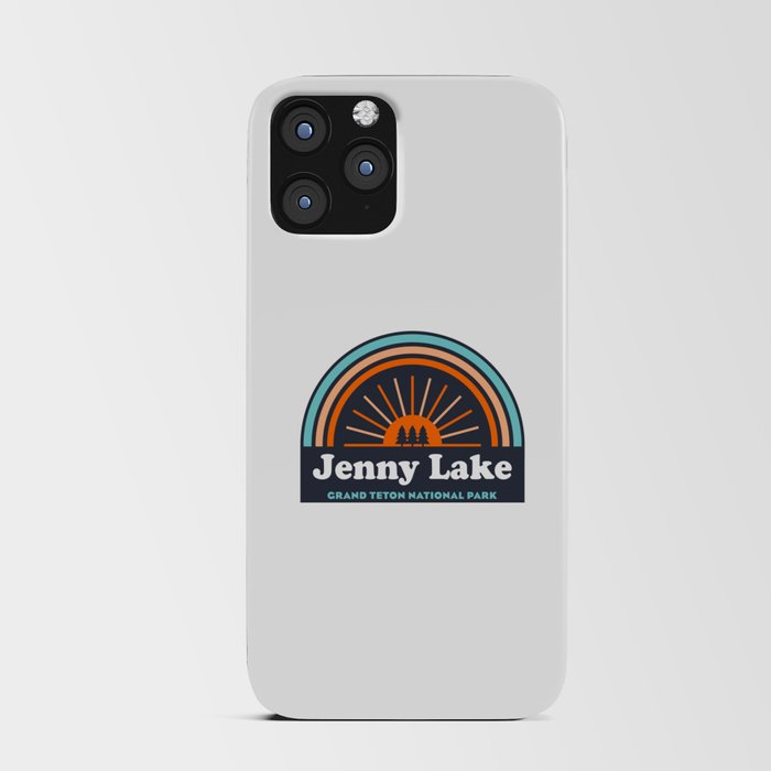 Jenny Lake Grand Teton National Park Rainbow iPhone Card Case