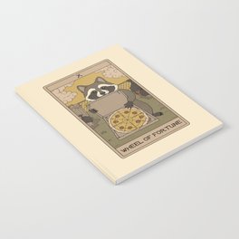 Wheel of Fortune - Raccoons Tarot Notebook