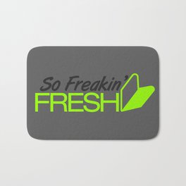 So Freakin' Fresh v4 HQvector Bath Mat | Vector, Graphic Design, Illustration, Digital 