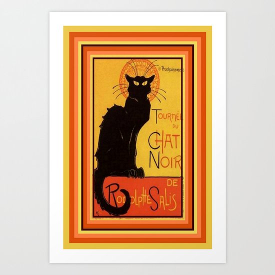 Tournee Du Chat Noir - After Steinlein Art Print
