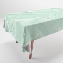 Green blue marble texture. Tablecloth