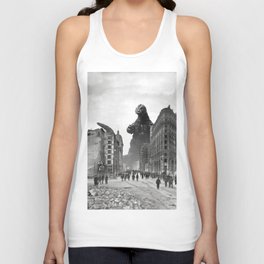 Old Time Godzilla in San Francisco Tank Top