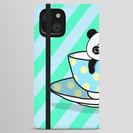 A Tired Panda iPhone Wallet Case