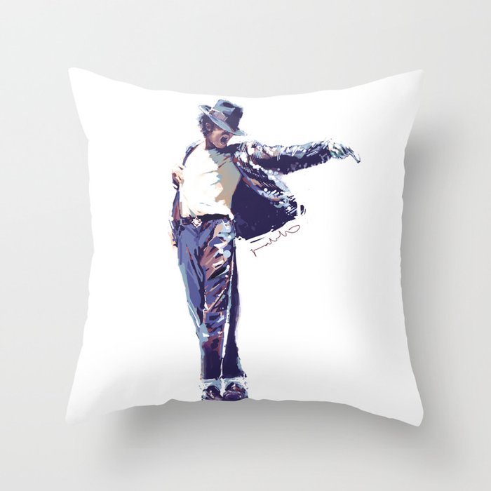 MJ Throw Pillow