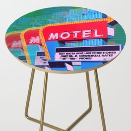 Hot Water Heat - Phones - Color TV - The Future Is Here! Side Table