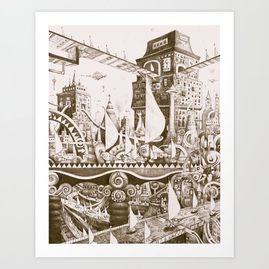The Tilhilnilian Highway Art Print