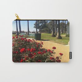 Stop and Smell the Roses ~ Palisades Park, Santa Monica, CA Carry-All Pouch | Photo, Landscape, Nature 