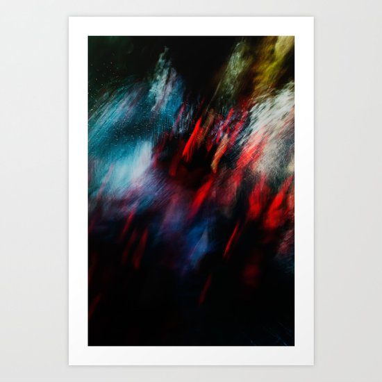 Abstract goldfish_02 Art Print