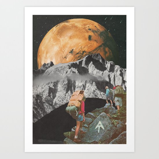 Night Hike Art Print