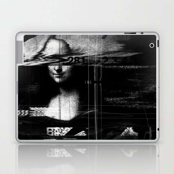 Mona Lisa Glitch Laptop & iPad Skin