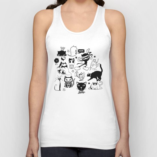 Cat Menagerie Unisex Tank Top