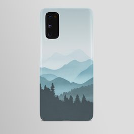 Teal Mountains Android Case