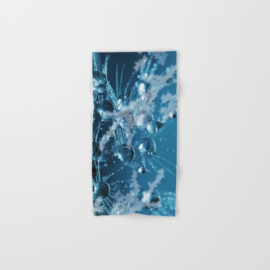 Ice Flower abstract Hand & Bath Towel