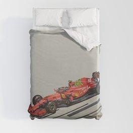 Carlos Sainz Duvet Cover